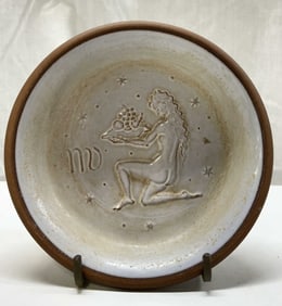 SIGNED Zodiac Scorpio Ceramic Trinket Dish GERMANY
