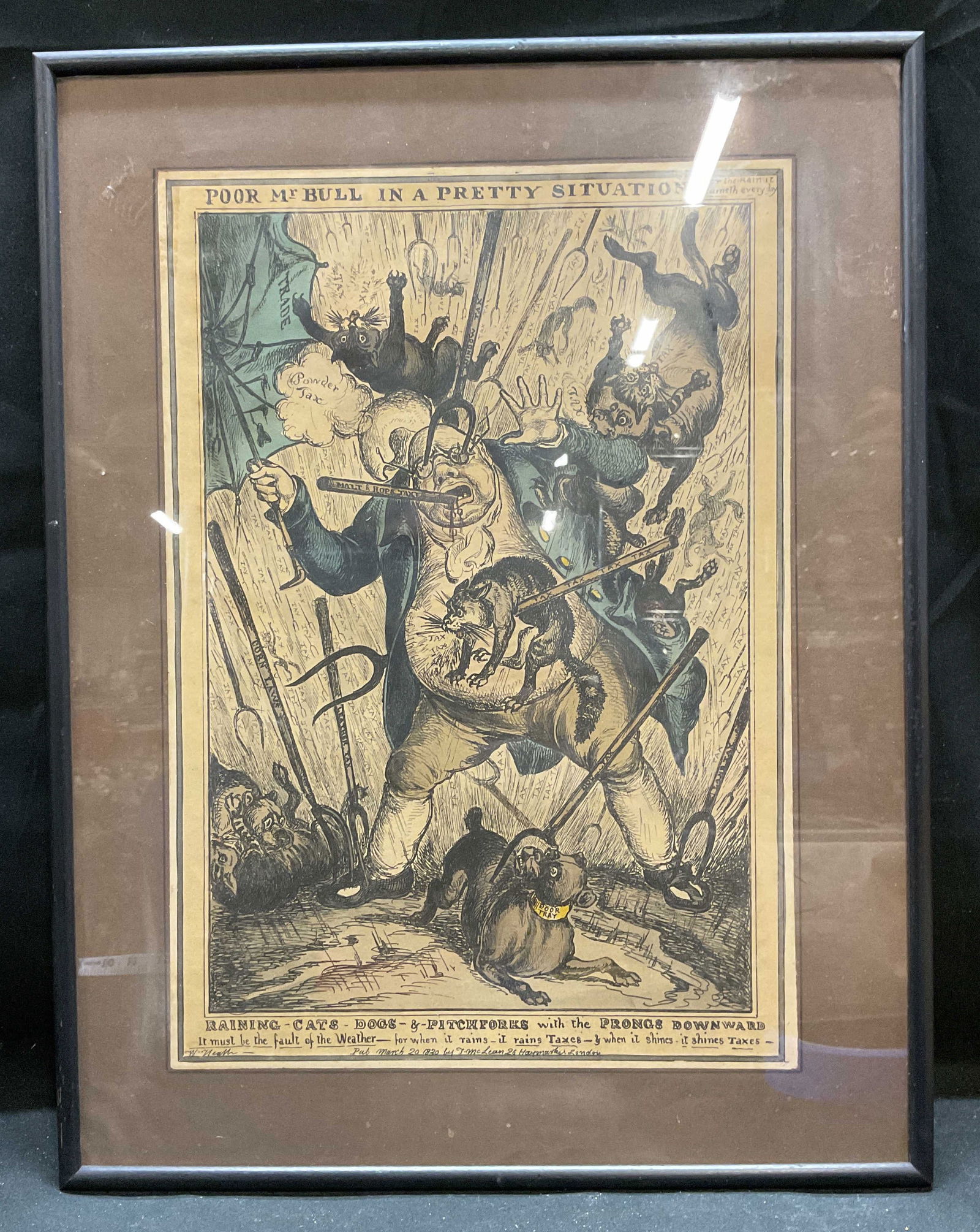 William Heath Poor Mr Bull Political Cartoon 1830 (1 of 7)