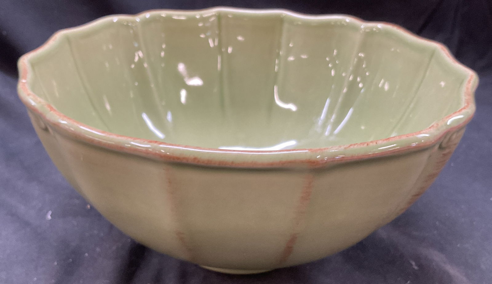 Vtg Casa Stone CASAFINA Ceramic Serving Bowl Portg (1 of 7)