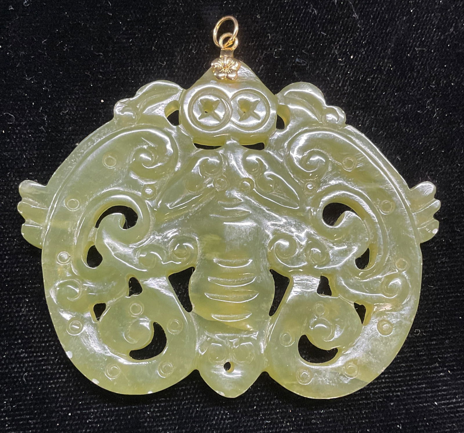 Hand Carved Asian Jade Pendant (1 of 6)