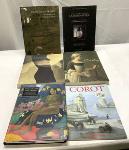 Lot 6+ 1990-2000s Museum & Art Books MUNDY+: Lot includes Corot by The Exhibition of The Metropolitan Museum of Art, La Galleria Dei 99 by Rosa Mentasti, Along The Riverbank by The Metropolitan Museum of Art, Surrealism by Jennifer Mundy, Chardi