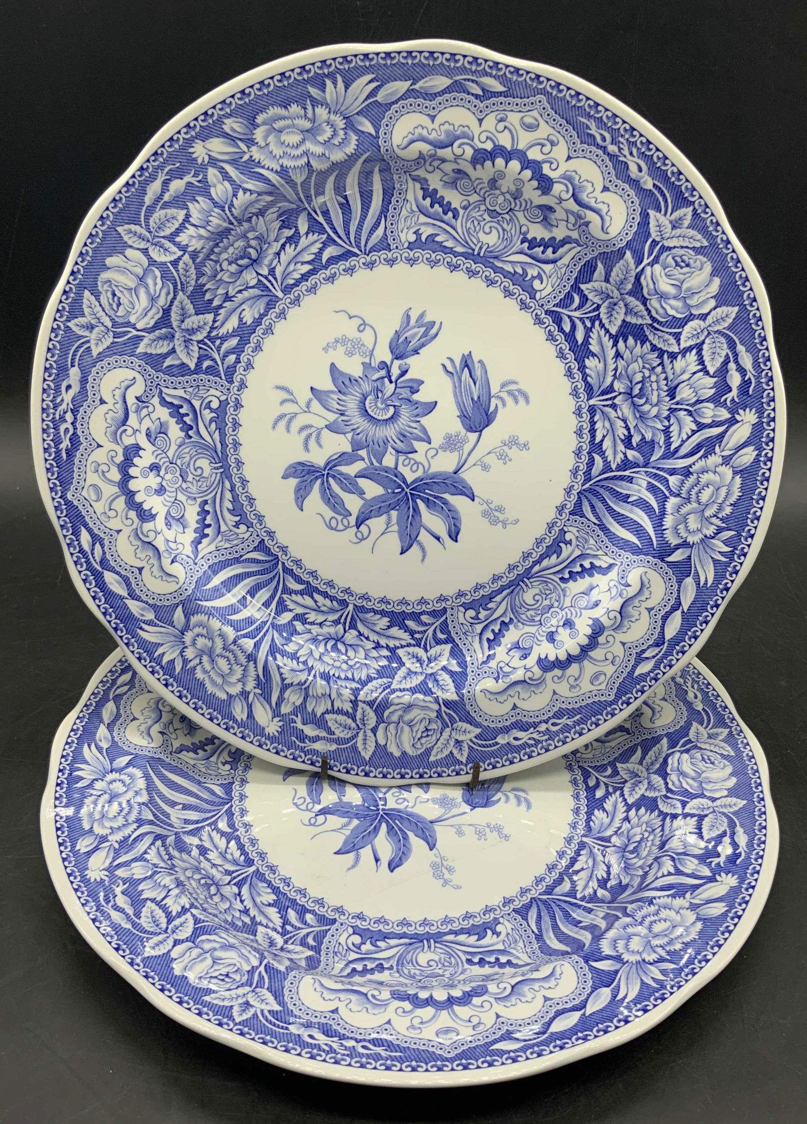 Pair Spode Blue Room Collection Porcelain Plates (1 of 6)