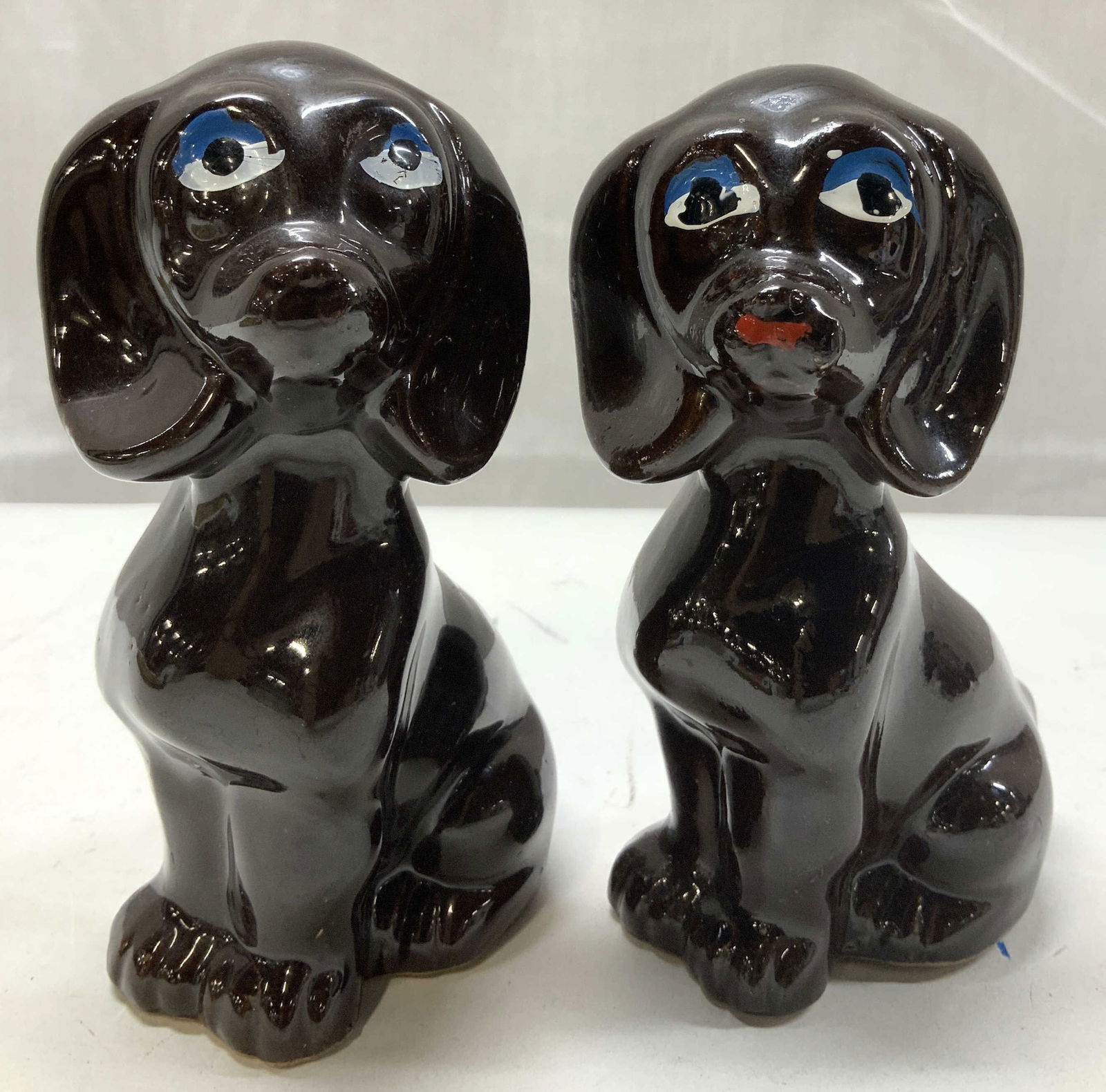 Lot 2+ Vntg Brown Sitting Dog Figurines JAPAN (1 of 7)