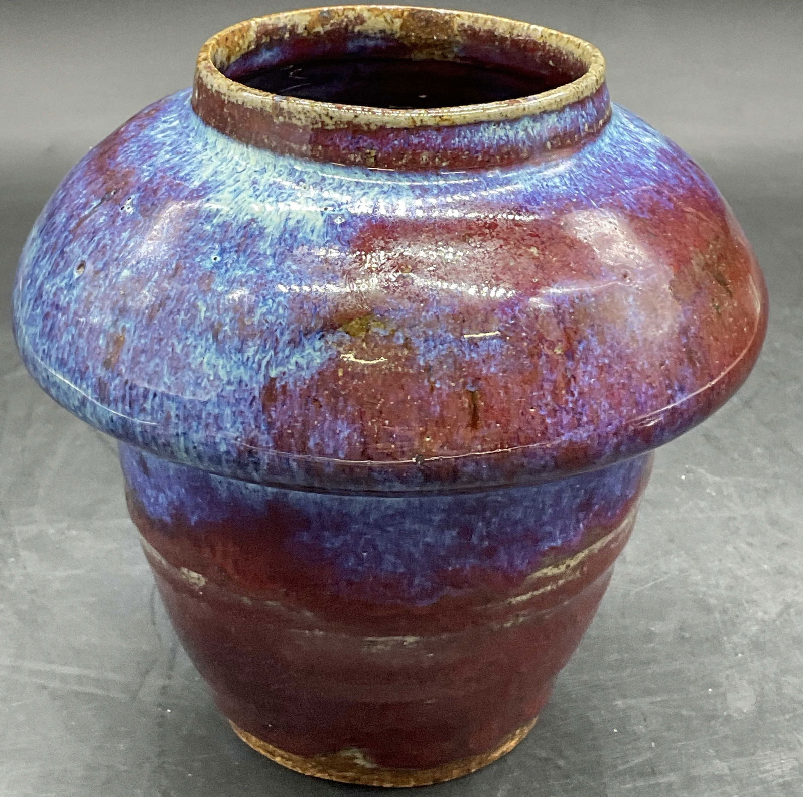 Signed Vintage Handmade Glazed Pottery Vase (1 of 8)