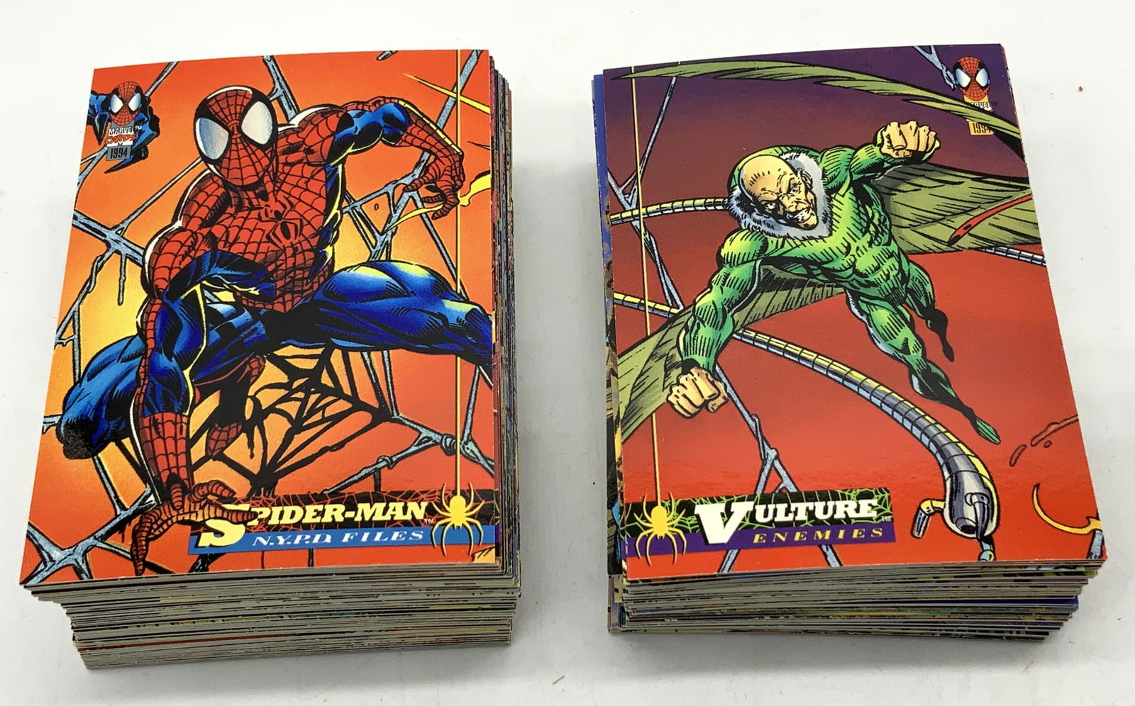 40+ 1994 MARVEL Spider-Man Collect. Trading Cards (1 of 10)