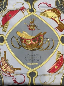 Hermes Spring Silk Equestrian Scarf, France