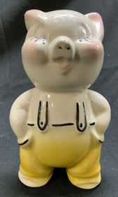 Vntg Porcelain Shawnee Pottery piggy bank