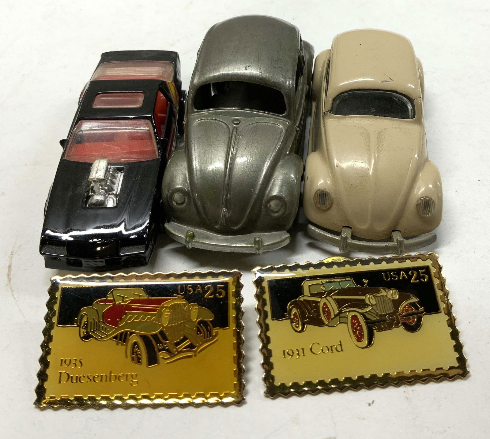 Lot 5+ Assorted Vintage Cars & 1988 Lapel Pin USPS (1 of 9)
