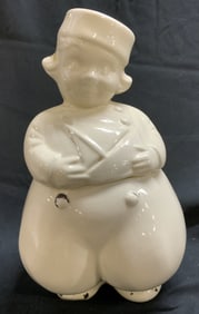 Vintage American Bisque Sailor Boy Cookie Jar