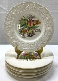6 BOOTHS Silicon China Corinthian Plates ENGLAND