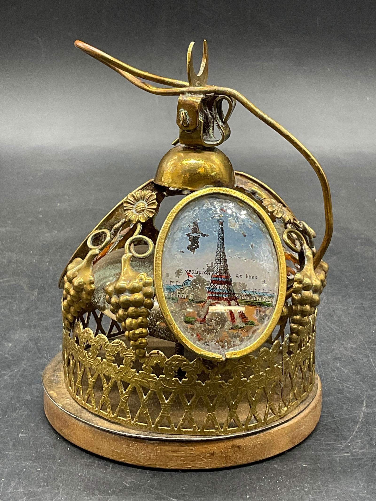 EXPOSITION DE 1889 Hand Painted Eiffel Tower Bell (1 of 7)
