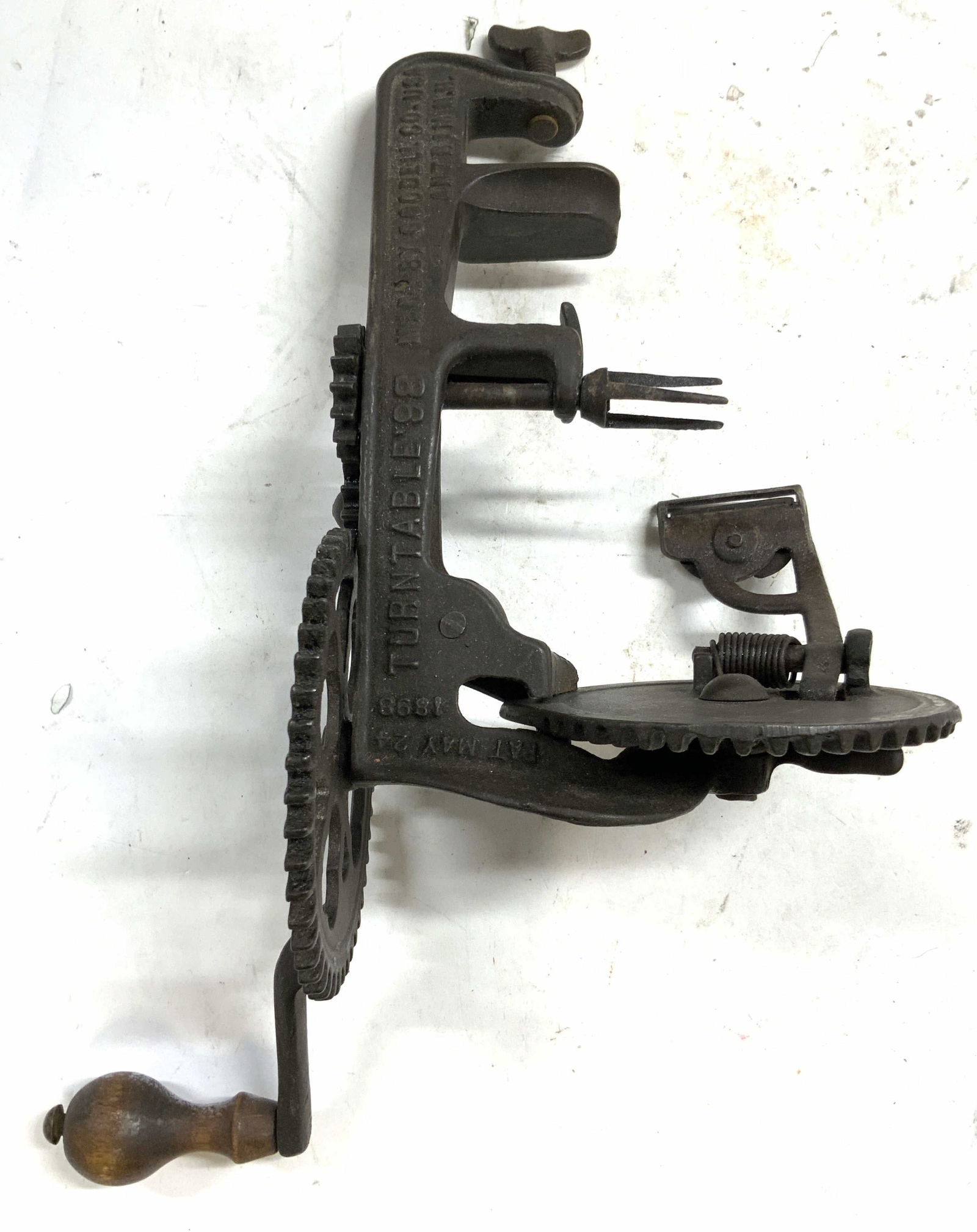 GOODELL Atq Iron Turn Table Apple Peeler (1 of 8)