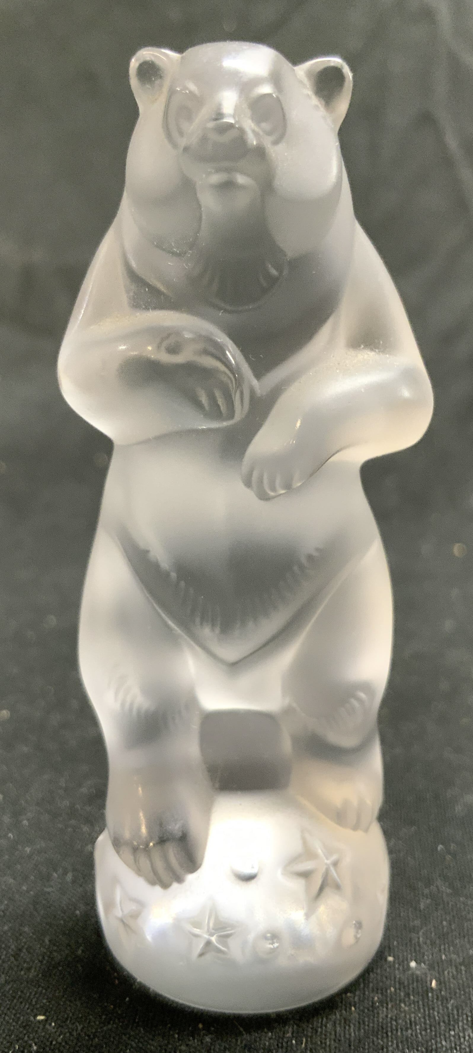 LALIQUE Dancing Crystal Circus Bear FRANCE (1 of 8)