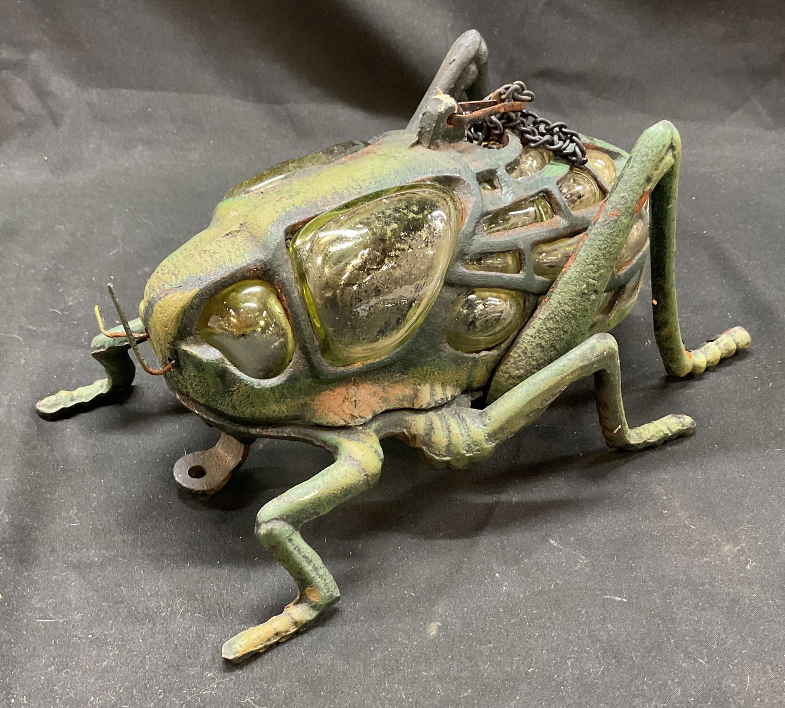 Vtg Japanese Hand Painted Cricket Lighting Lantern (1 of 7)