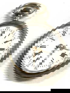 BEAUVIVIER Sterling Silver Womens Pocket Watch: Pocket watch appears to be BEAUVIVIER (no apparent markings) Pocket watch tests for Sterling Silver with Puritest testing kit. Watch is white with black toned Roman numerals & gold toned hands. Measur