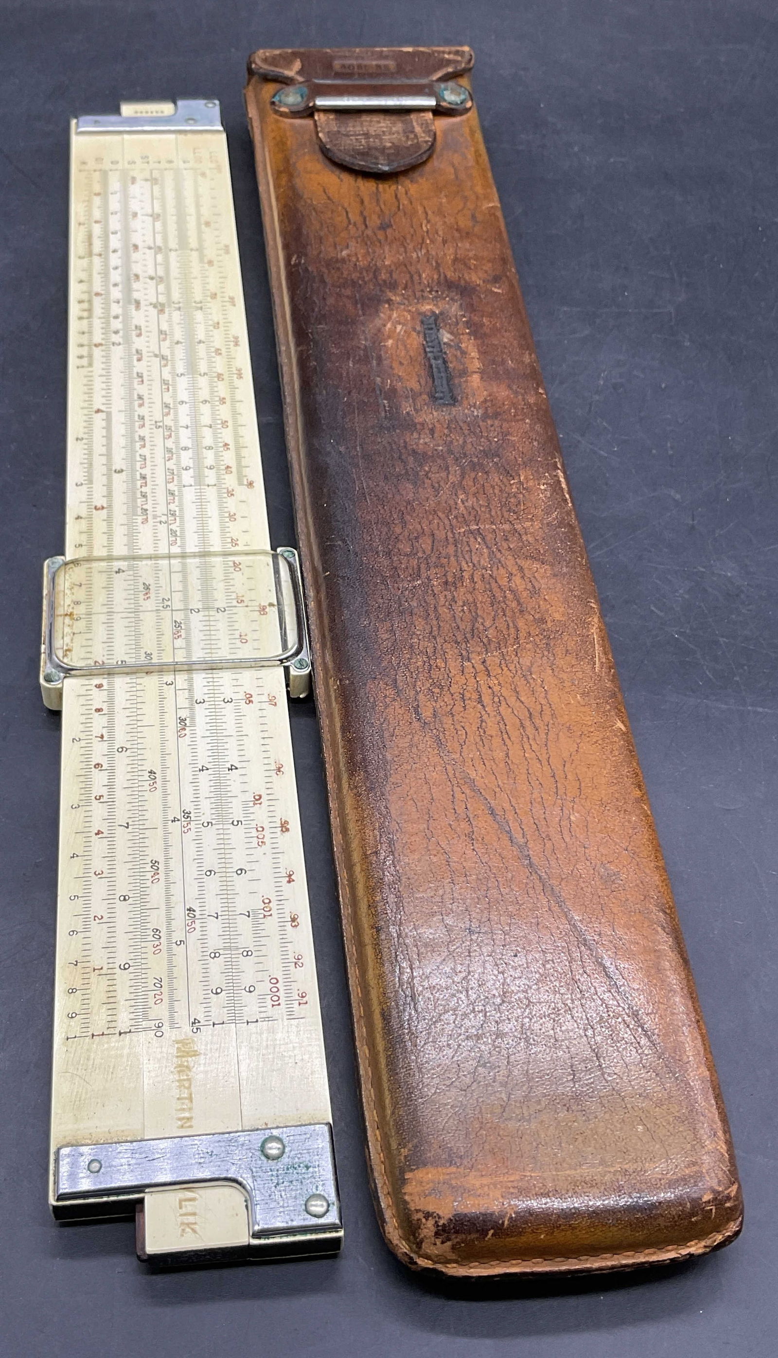 KEUFFEL & ESSER CO. NY Slide Rule Leather Case (1 of 9)