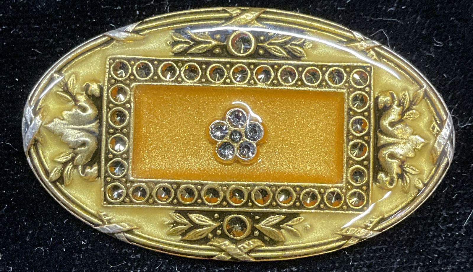 Catherine Popesco Crystal Flower Brooch, France (1 of 6)