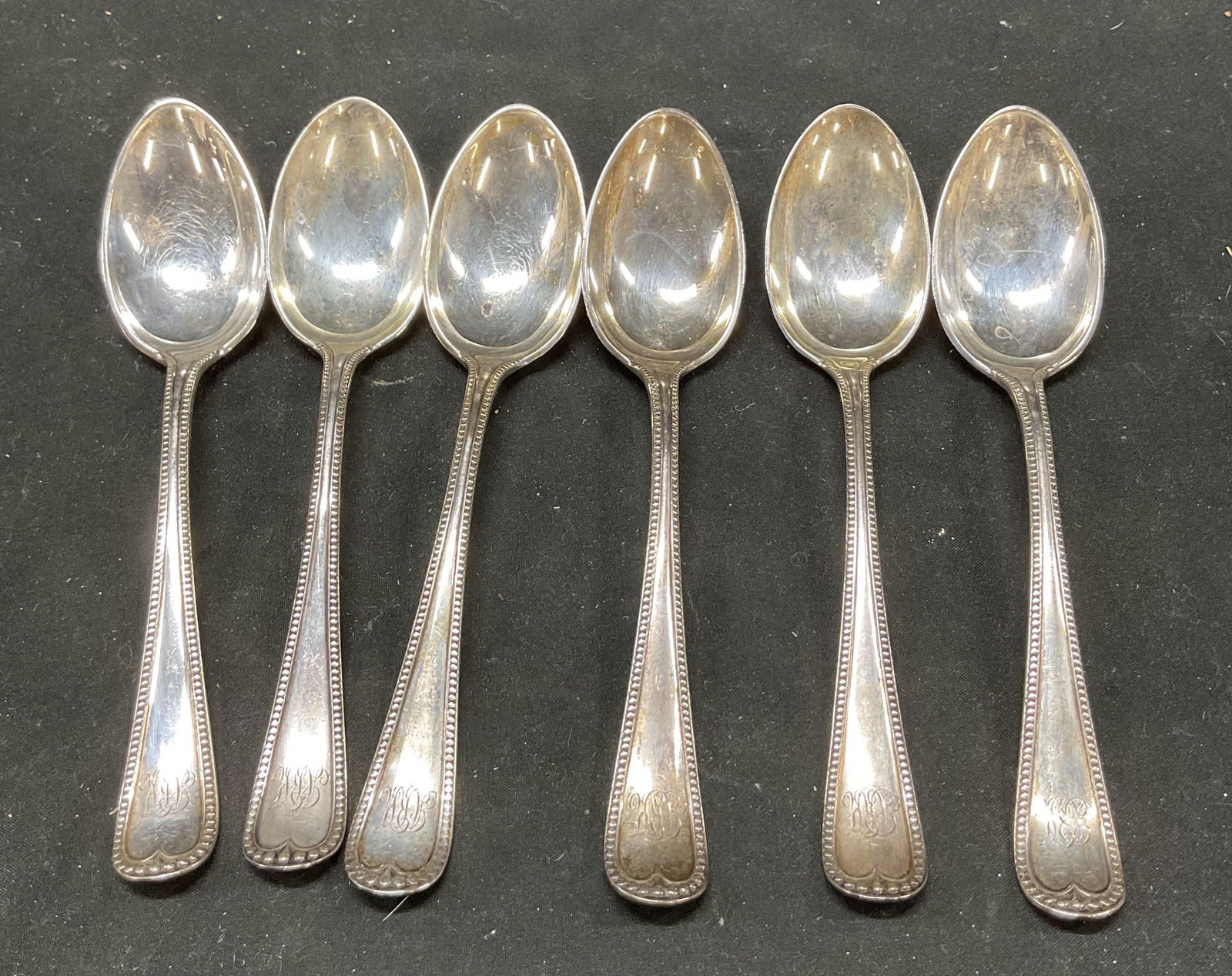 Set 6 Vtg ARK Silver Plated Spoons (1 of 6)
