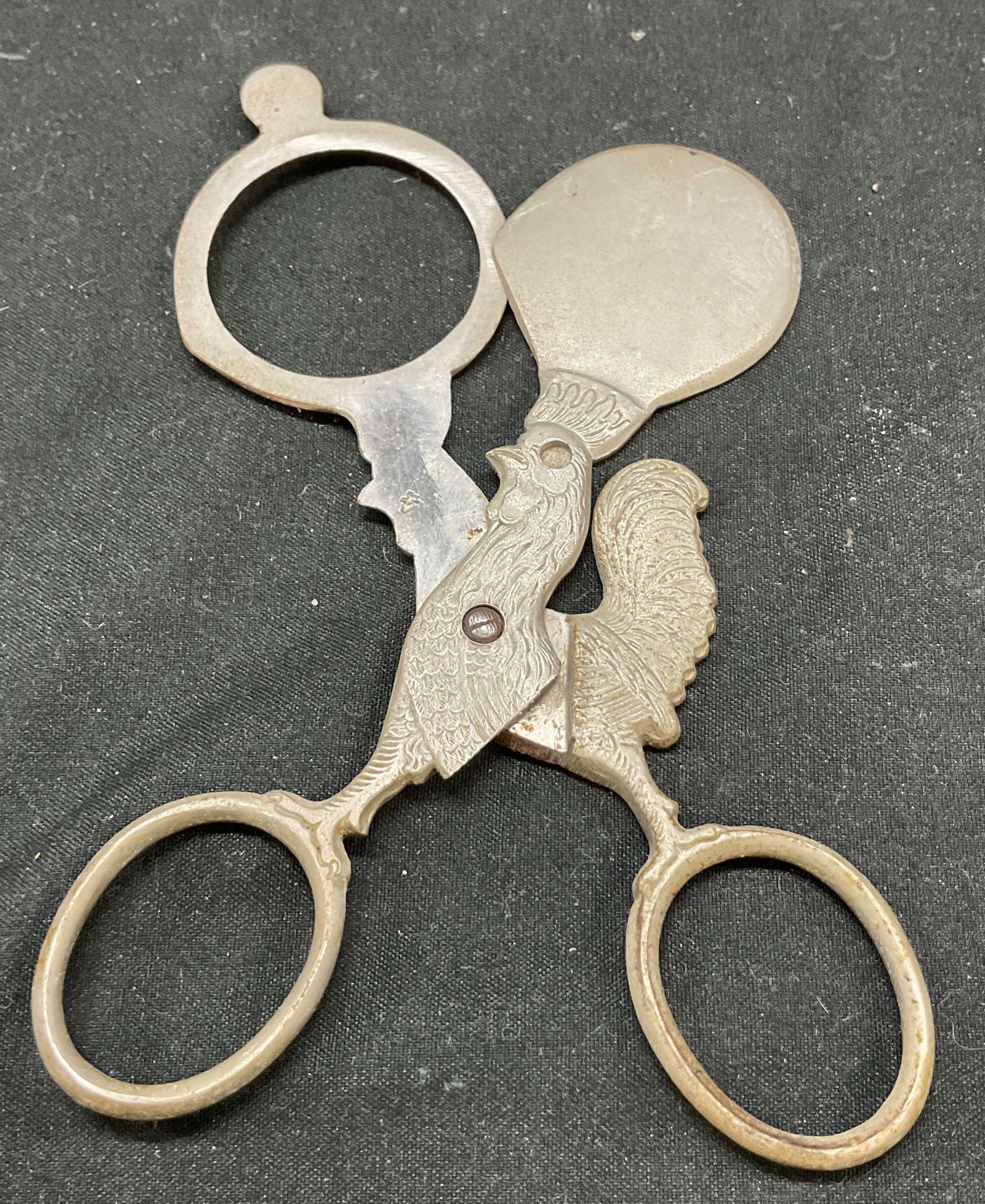 Antiq Silver Plated German Chicken Egg Cutter (1 of 7)