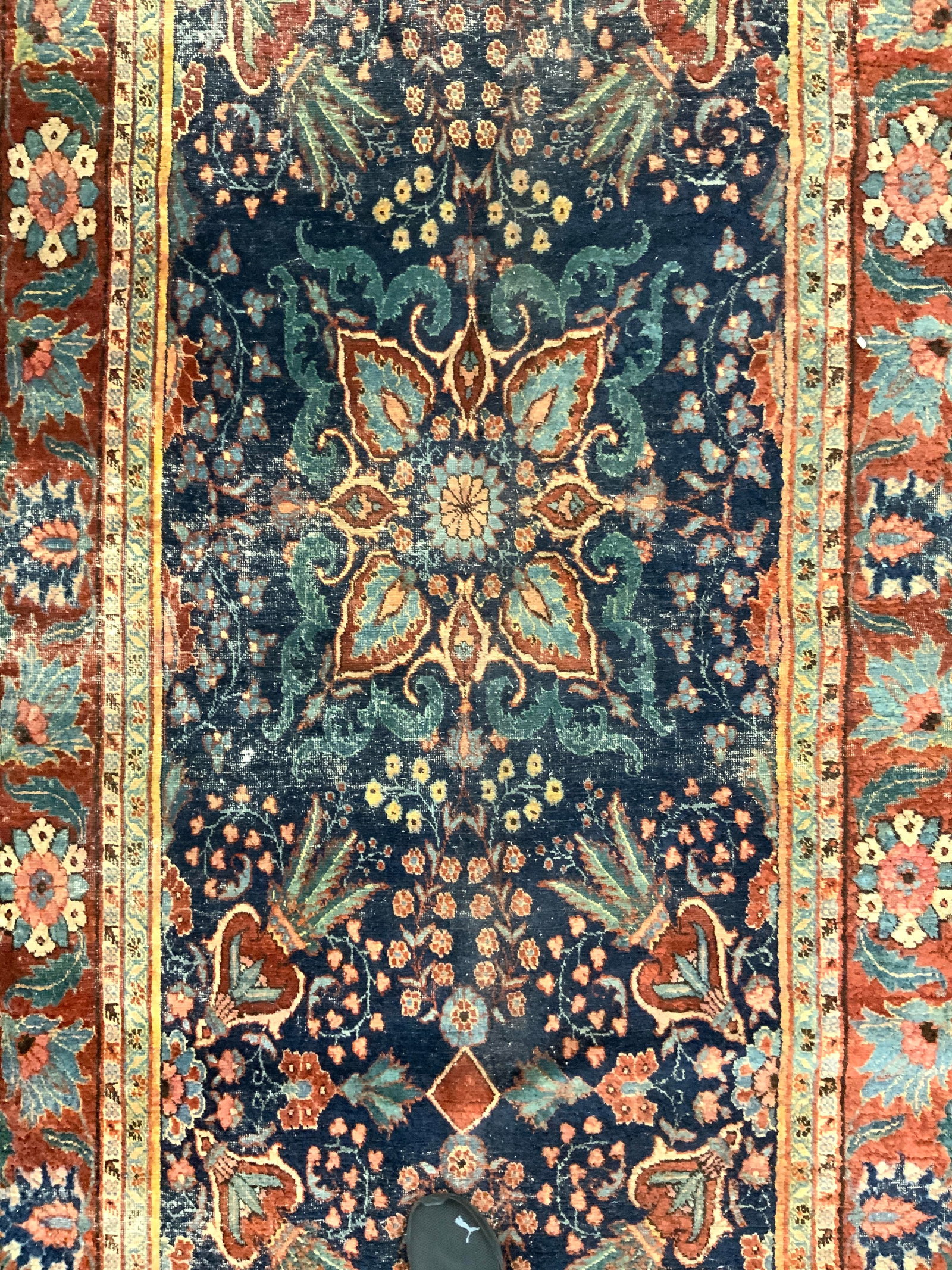 Antique Handmade Persian Wool Runner (1 of 8)