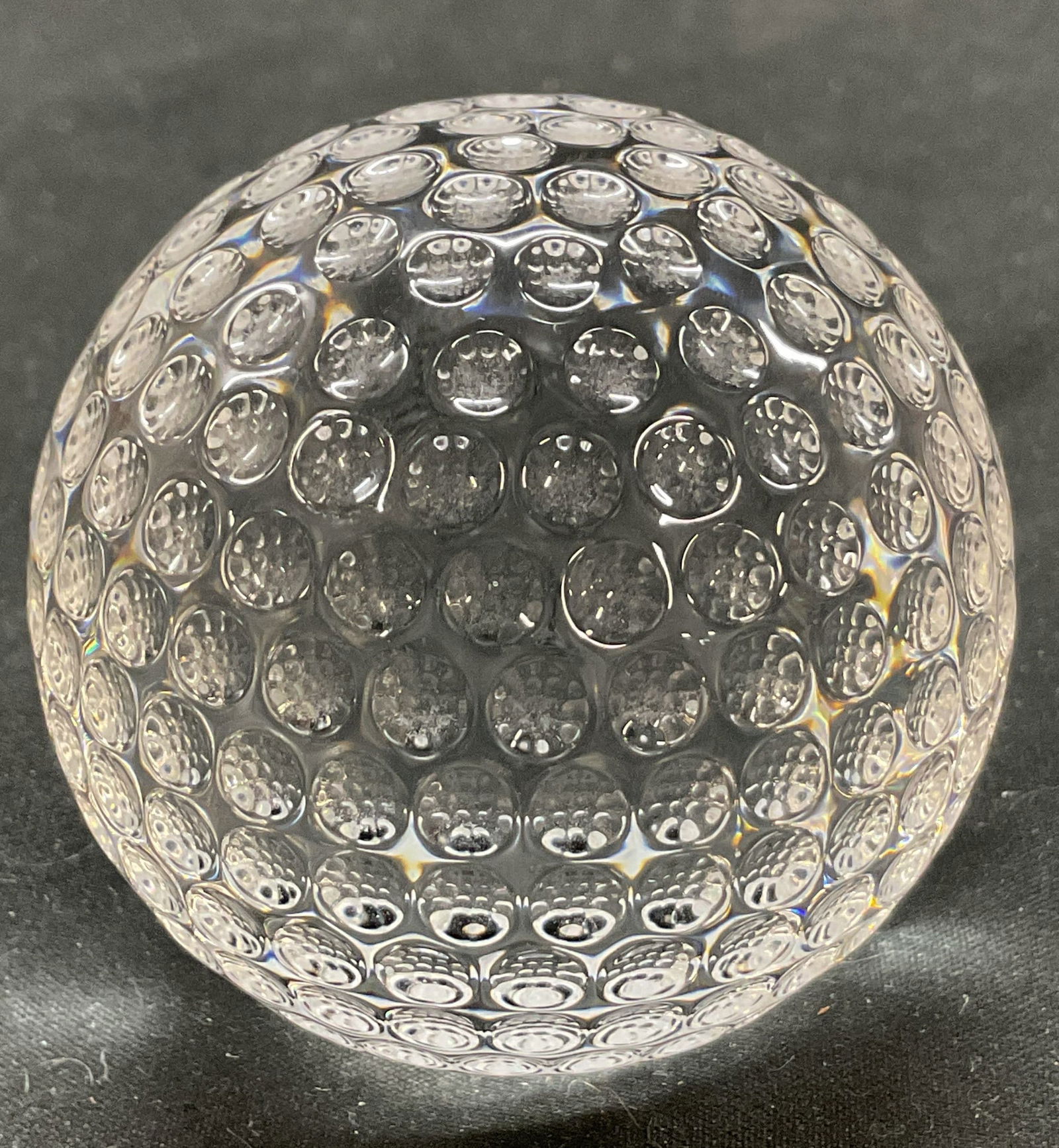 Vtg Waterford Glass Golf Ball Table Decor (1 of 7)