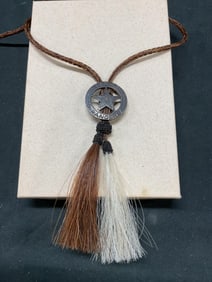 Vtg Mexican Co. A Texas Rangers Bolo Sterling Coin