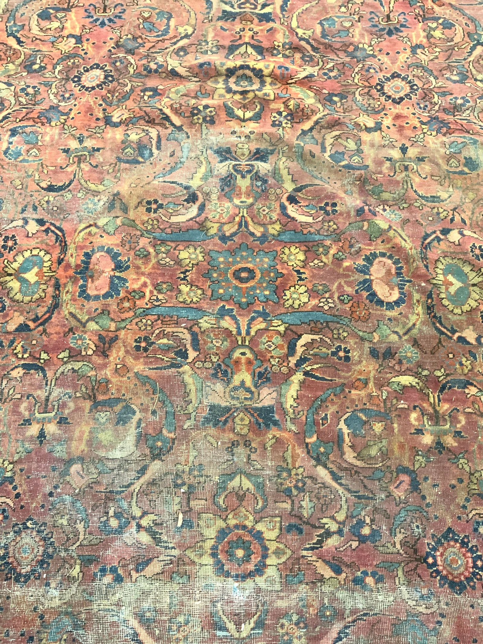 Antq Handmade Persian Rm Sz Wool Rug (1 of 9)