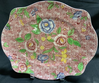 Johnson Bros Countryside Floral Plate 12in ENGLAND