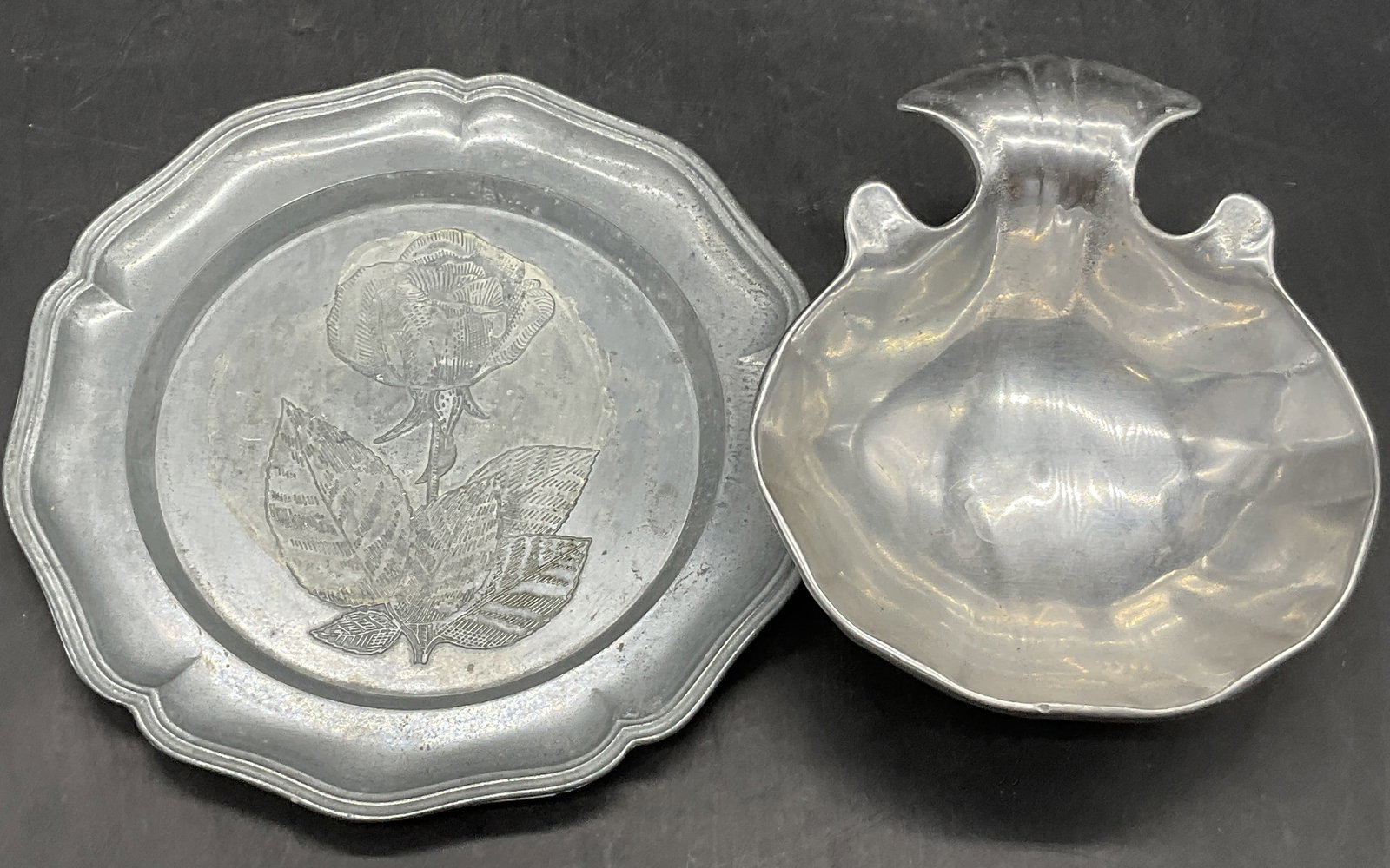 Lot 2 Vintage Pewter Tableware, Wilton Co. + (1 of 8)