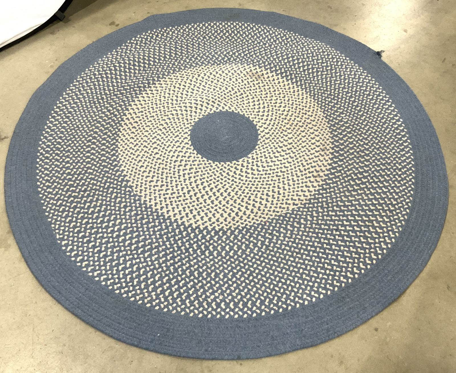 Vintage Circular Braided Reversible Rug (1 of 8)