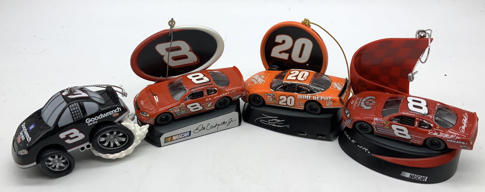 4+ 2000s NASCAR Die-Cast Car Christmas Ornaments (1 of 9)