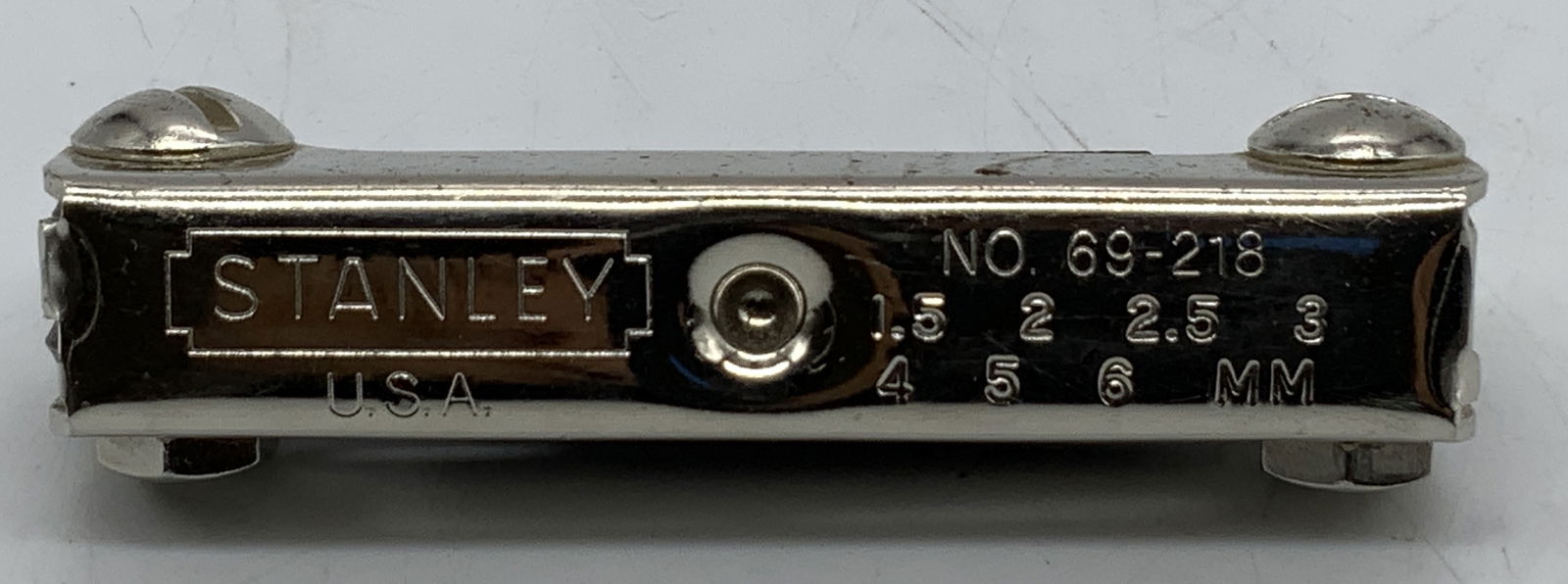 Vntg STANLEY Metric Allen Wrench Hex Key Set (1 of 6)