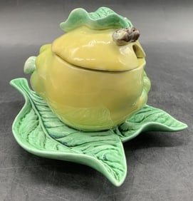 Bordallo Pinheiro Lemon Condiment Dish PORTUGAL
