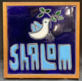 Ein-Reb Araten Shalom Peace Dove Crmc Tile Israel