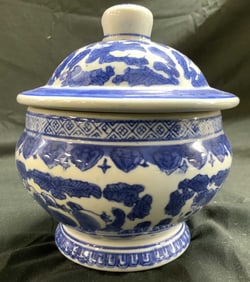 Twos Company CANTON COLLECTION Vtg Prc Jar W Lid