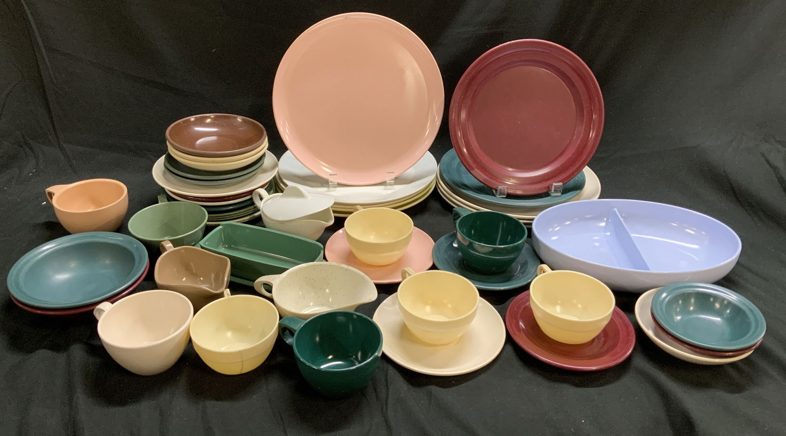 Lot47 Vntg Melamine Tableware WATERTOWN, USA+ (1 of 19)