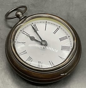 Round Metal Portable Clock / Pocket Watch India