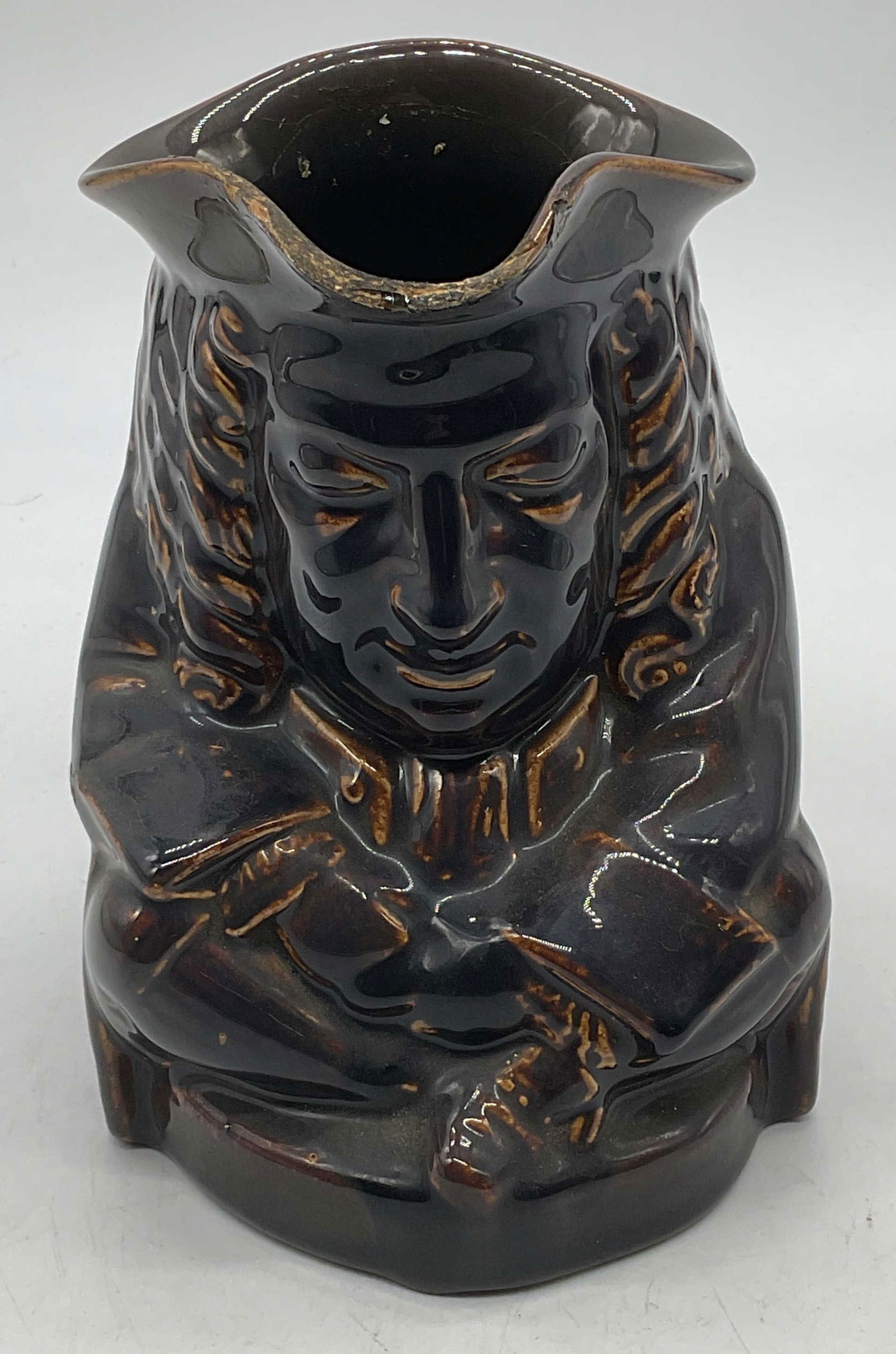 Vintage Signed Wedgwood Eng Elihu Yale Toby Jug (1 of 7)