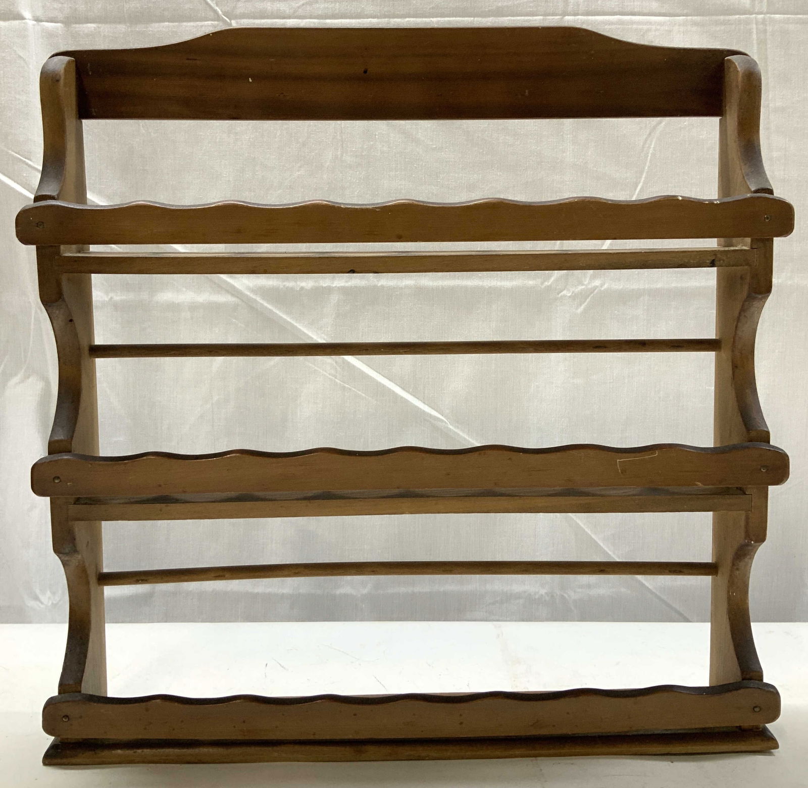 Vintage 3 Shelf Wooden Wall Spice Rack (1 of 6)