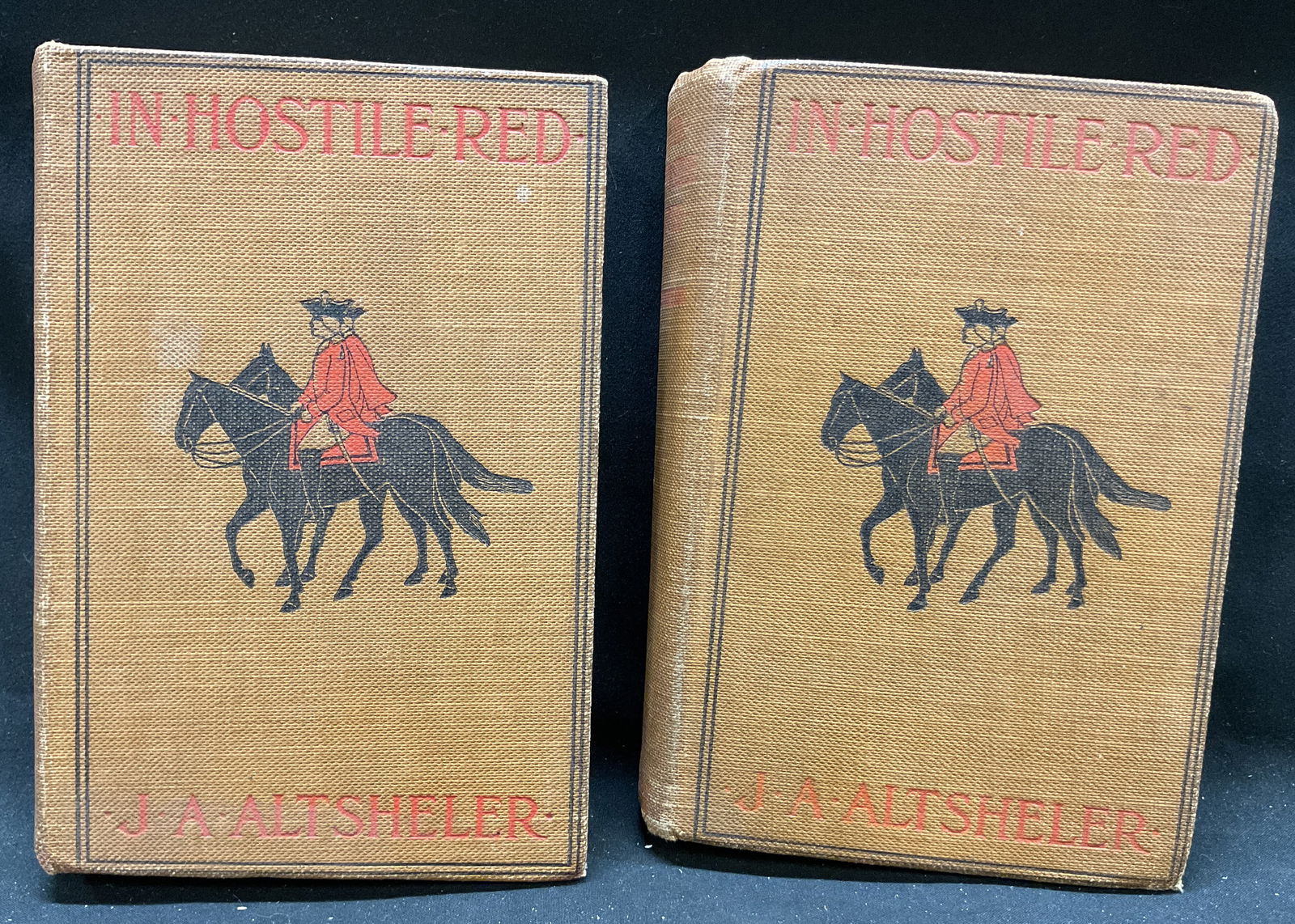 2 Antq 1900 In Hostile Red by J.A. Altsheler Books (1 of 7)