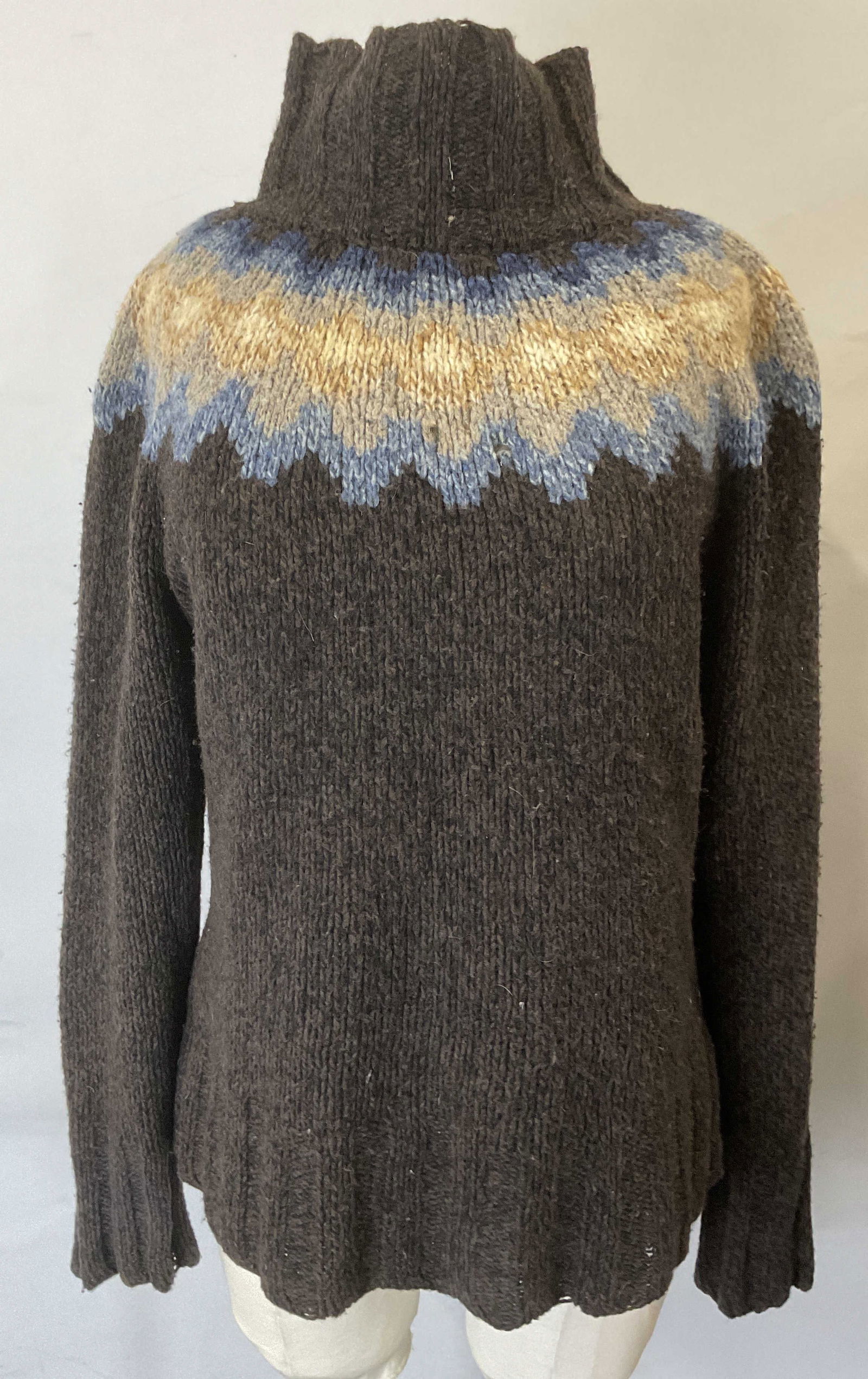 Garnet Hill Fair Isle Merino Wool Knit Sweater (1 of 7)