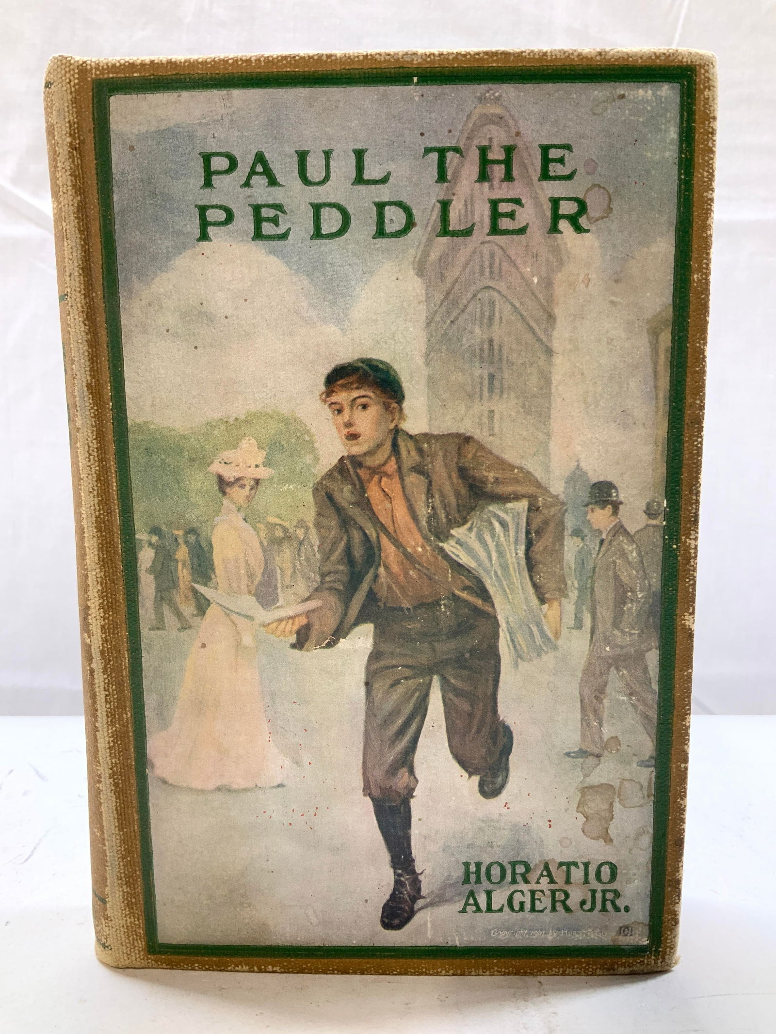 Antq 1903 Paul the Peddler Adventure Book ALGER (1 of 10)