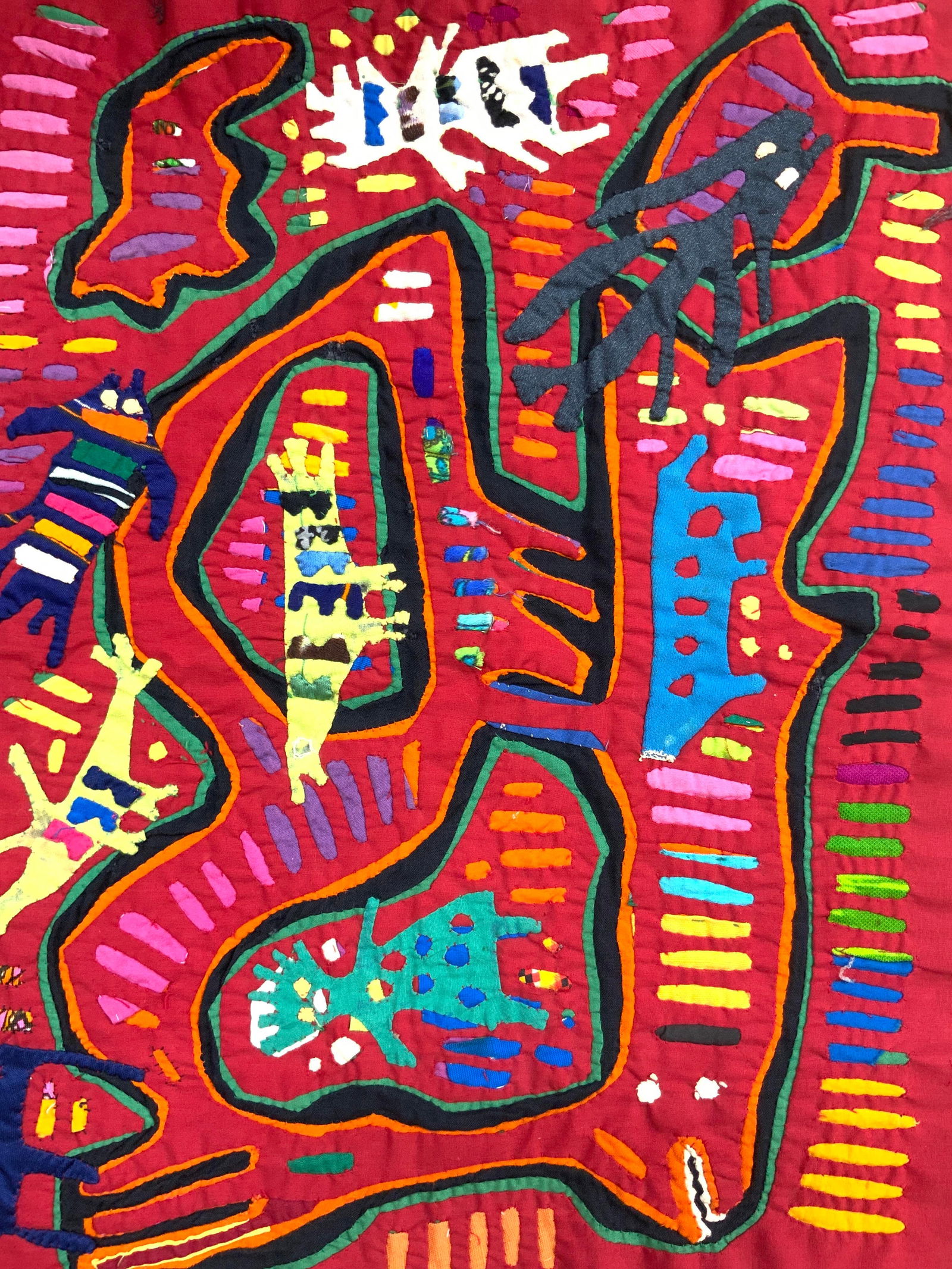 Vtg Mola Folk Art Hand Crafted Textile Panama (1 of 7)