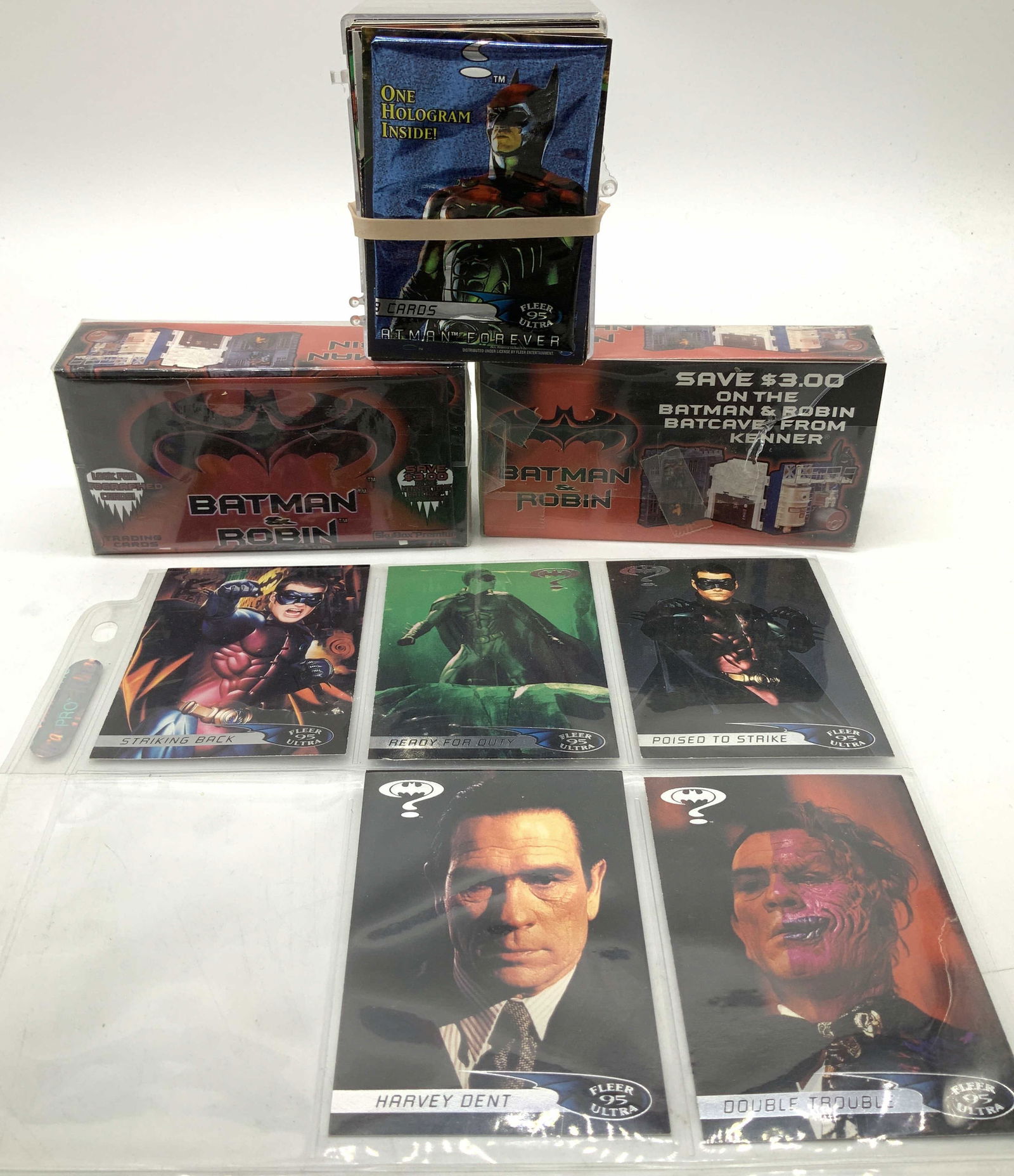 Lot 50+ Vntg 1990s Batman & Robin Trading Cards (1 of 8)
