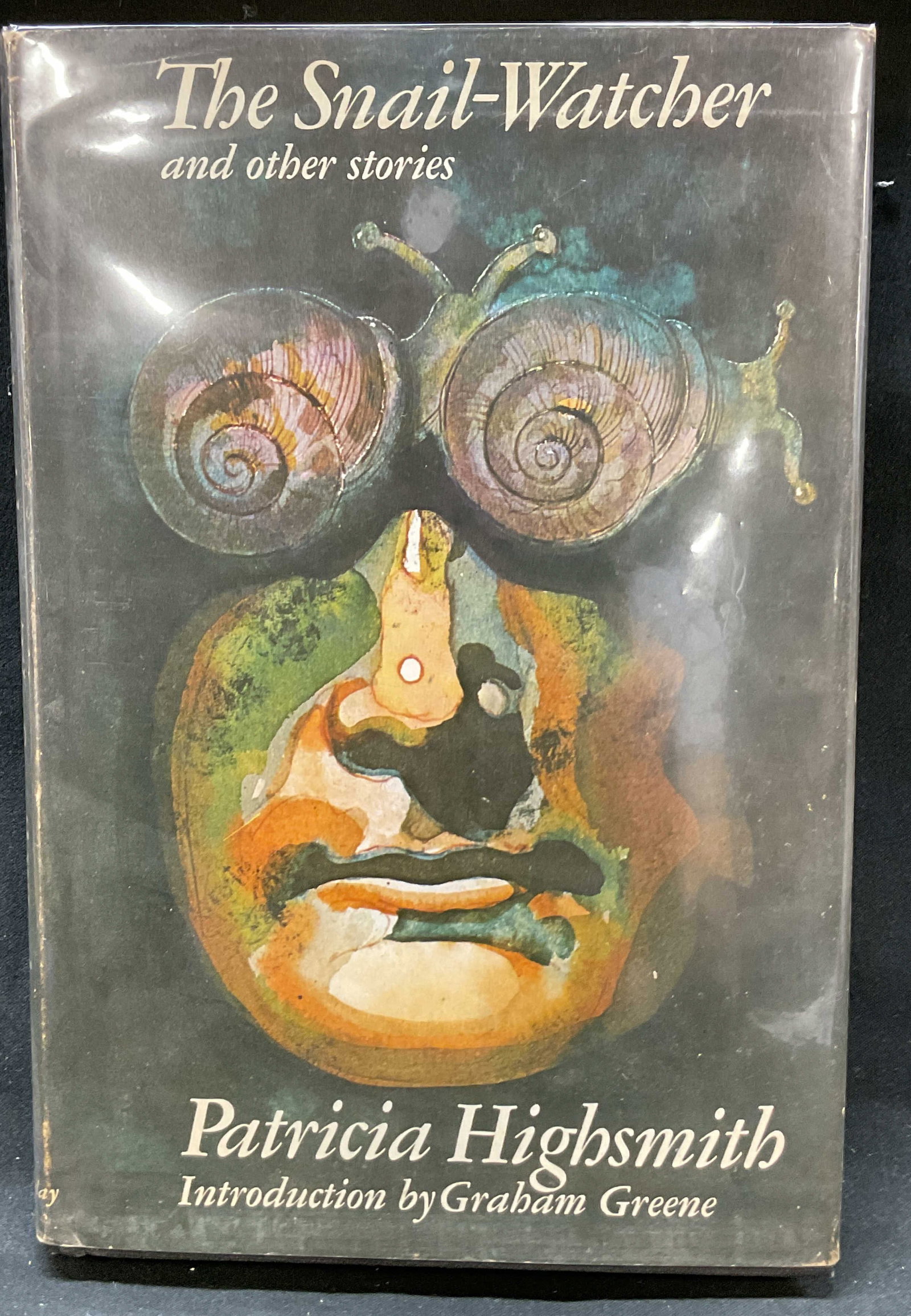 1970 The Snail Watcher, Patricia Highsmith, 1st Ed: 1970 The Snail Watcher and other stories by Patricia Highsmith. Introduction by Graham Greene. Published by Doubleday & Company, Inc. copyright 1945, 1962, 1964, 1967, 1968, 1969, 1970 by Patricia Hig