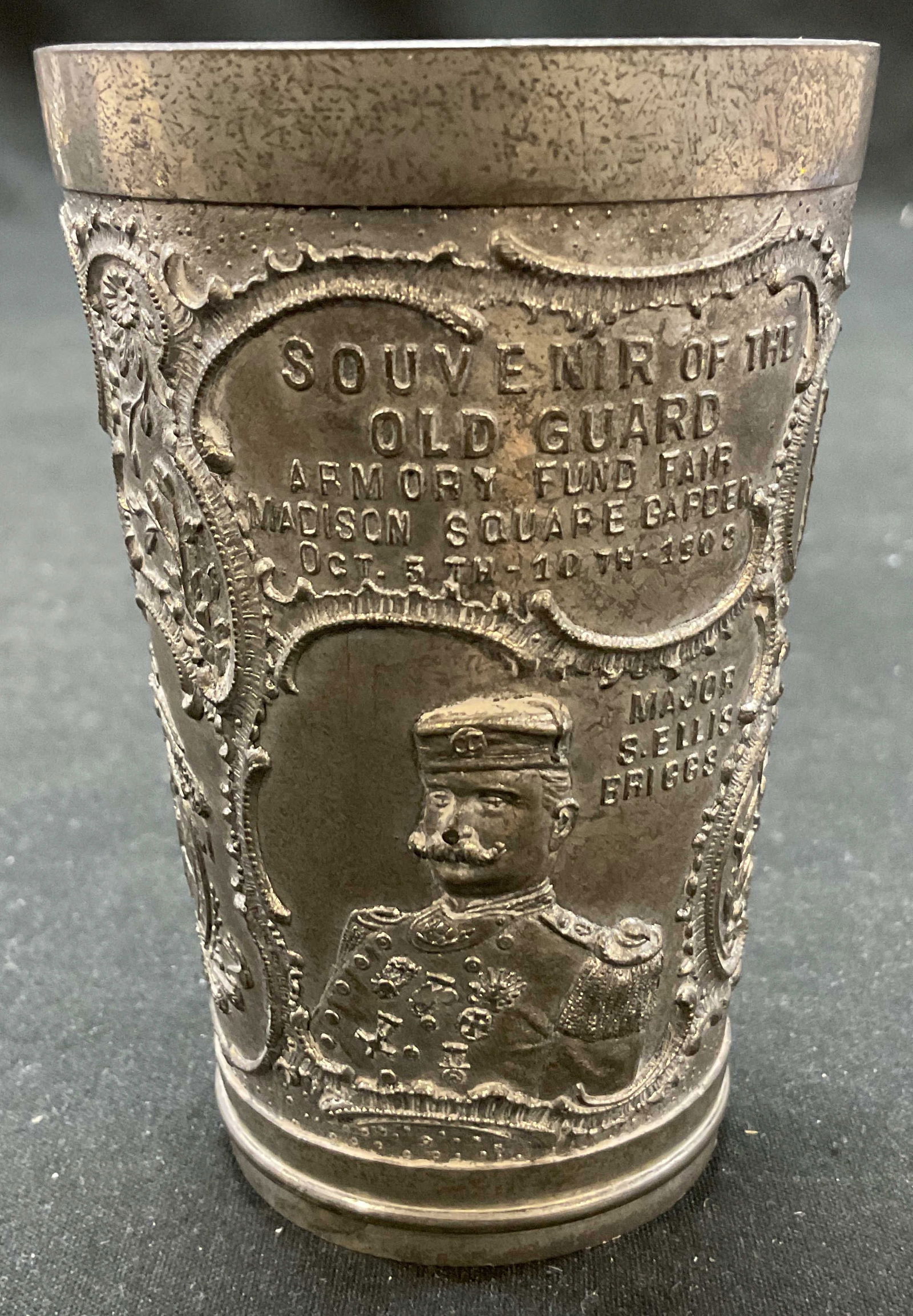 Vtg Pewter Souvenir Of the Old Guard Tumbler (1 of 8)