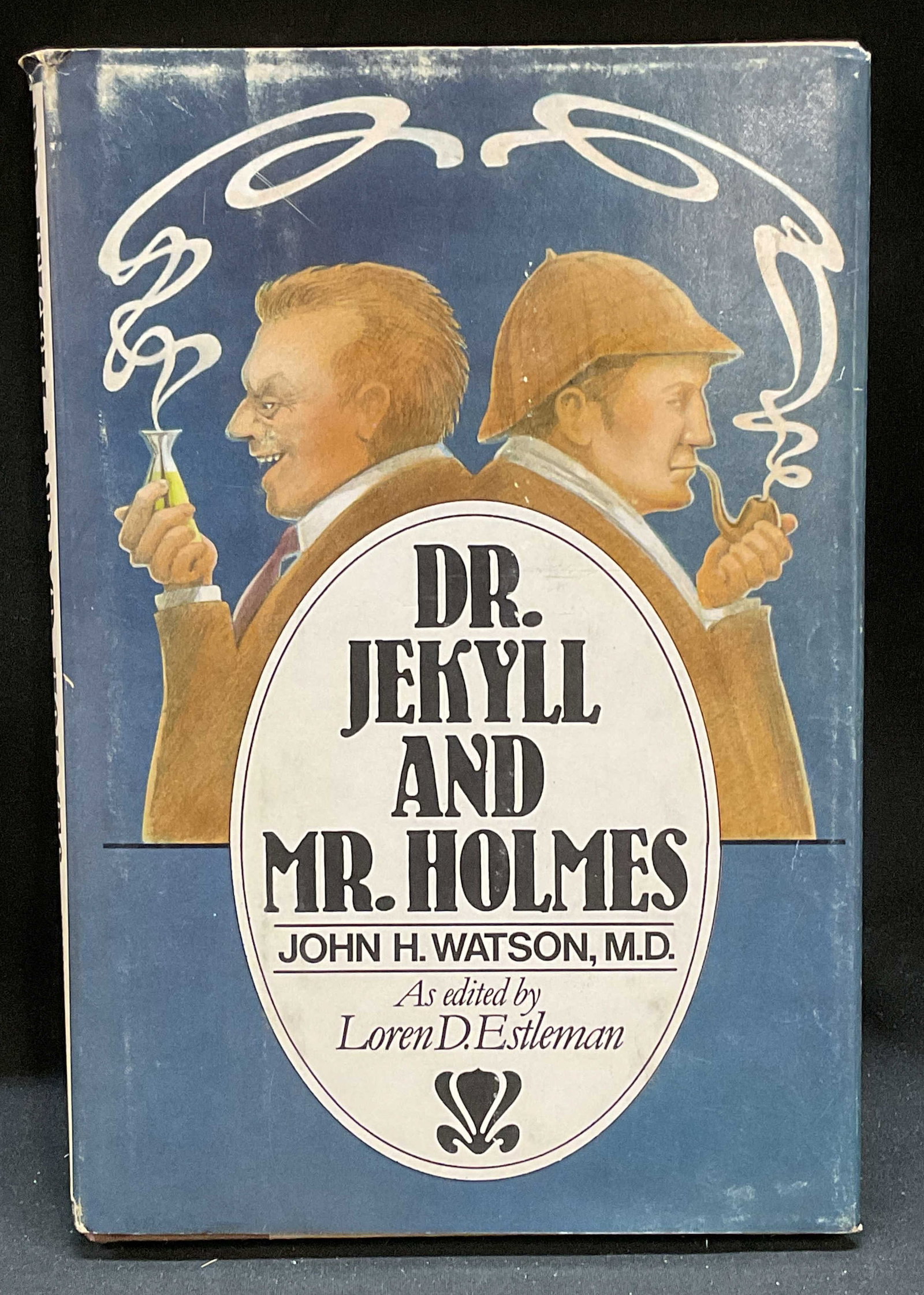 1st Ed Dr Jekyll and Mr Holmes, Watson, 1979: First edition hardcover Dr Jekyll and Mr Holmes by John H Watson, MD. Edited by Loren D Estleman. Doubleday, 1979. Measures approx 8.5 x 5.75 inches. Some wear to cover, pages, and binding consistent 