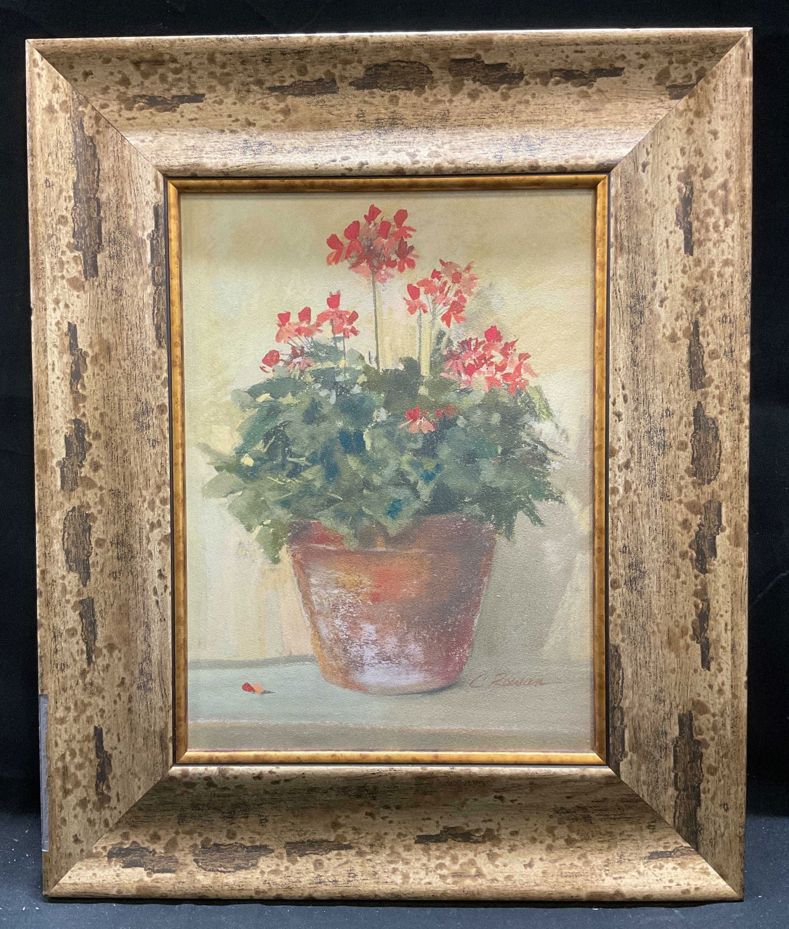 Carol Rowan Potted Geraniums Fine Art Print (1 of 6)