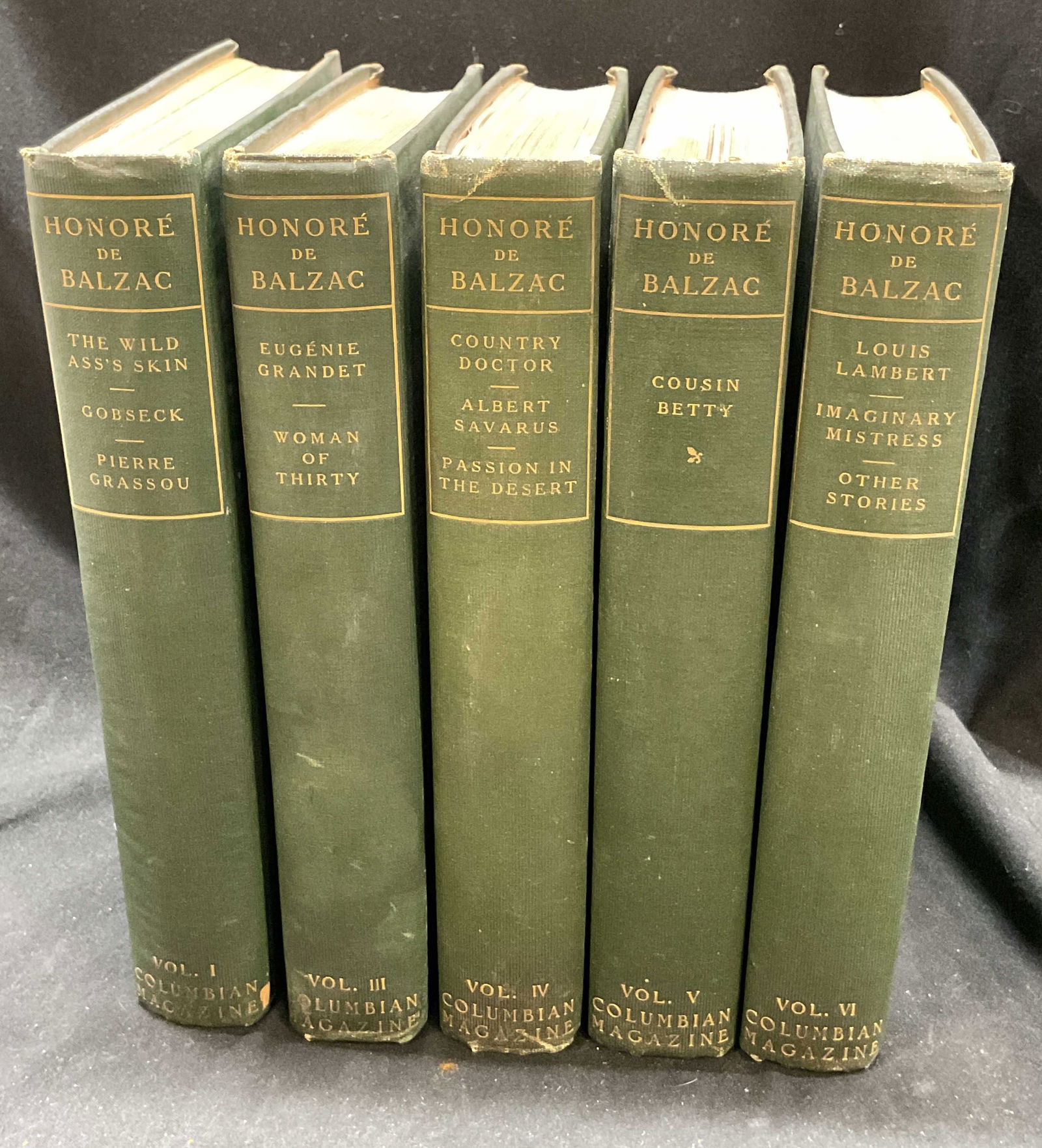 Set 5 Atq The Works of Honore De Balzac Books (1 of 14)