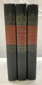Set 3 Vntg De Luxe Editions Club Novels 1946 HUGO+
